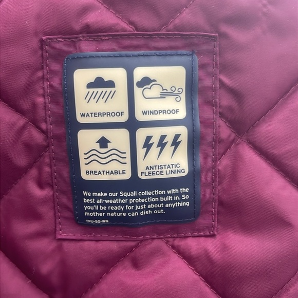 Lands' End Squall Insulated Waterproof Windproof Winter Jacket Size M (10-12) - Picture 8 of 9